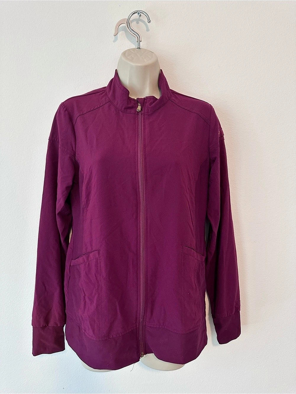 iFlex Utility scrub Jacket Women's Purple Small